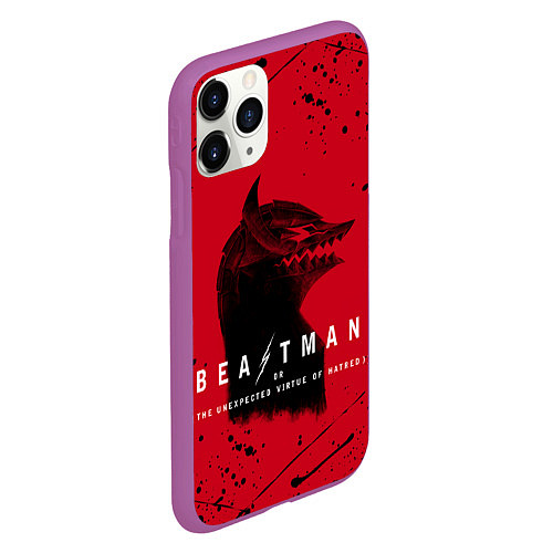 Чехол iPhone 11 Pro матовый BEASTMAN BERSERK БЕРСЕРК, ПРОКЛЯТИЕ / 3D-Фиолетовый – фото 2