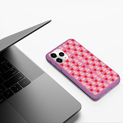 Чехол iPhone 11 Pro матовый Безопасный Секс Sex, цвет: 3D-фиолетовый — фото 2