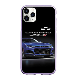 Чехол iPhone 11 Pro матовый Chevrolet Camaro ZL1 Motorsport