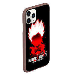 Чехол iPhone 11 Pro матовый Hunter x Hunter - Gon Furikusu, цвет: 3D-коричневый — фото 2