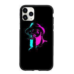 Чехол iPhone 11 Pro матовый Сигара в киберпанке, цвет: 3D-черный