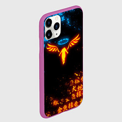 Чехол iPhone 11 Pro матовый ОГНЕННЫЙ WALHALLA TEAM TOKYO REVENGERS, цвет: 3D-фиолетовый — фото 2