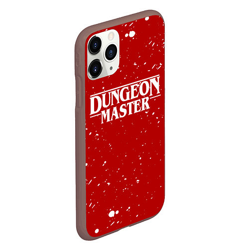 Чехол iPhone 11 Pro матовый DUNGEON MASTER BLOOD ГАЧИМУЧИ КРАСНЫЙ / 3D-Коричневый – фото 2