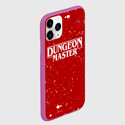 Чехол iPhone 11 Pro матовый DUNGEON MASTER BLOOD ГАЧИМУЧИ КРАСНЫЙ / 3D-Фиолетовый – фото 2