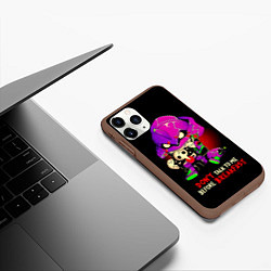 Чехол iPhone 11 Pro матовый DONT TALK TO ME BEFORE BREAKFAST - Evangelion, цвет: 3D-коричневый — фото 2