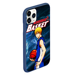 Чехол iPhone 11 Pro матовый Kuroko no Basuke, Kise Ryota Рёта Кисе, цвет: 3D-тёмно-синий — фото 2