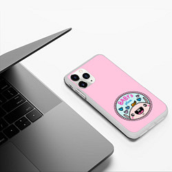 Чехол iPhone 11 Pro матовый Babys place, цвет: 3D-белый — фото 2