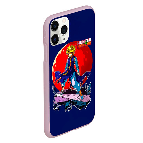 Чехол iPhone 11 Pro матовый Hunter x Hunter - Kurapika / 3D-Розовый – фото 2