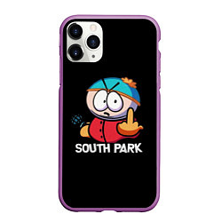 Чехол iPhone 11 Pro матовый Южный парк Эрик South Park, цвет: 3D-фиолетовый
