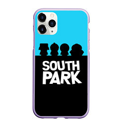 Чехол iPhone 11 Pro матовый Южный парк персонажи South Park