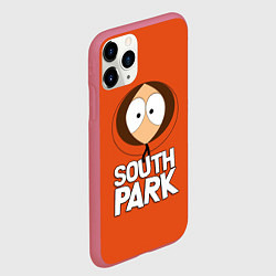 Чехол iPhone 11 Pro матовый Южный парк Кенни South Park, цвет: 3D-малиновый — фото 2