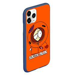 Чехол iPhone 11 Pro матовый South Park - Южный парк Кенни, цвет: 3D-тёмно-синий — фото 2