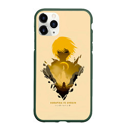 Чехол iPhone 11 Pro матовый Kurapika Uvogin - Hunter x Hunter, цвет: 3D-темно-зеленый