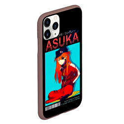 Чехол iPhone 11 Pro матовый Asuka - Neon Genesis Evangelion, цвет: 3D-коричневый — фото 2