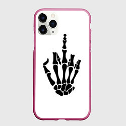 Чехол iPhone 11 Pro матовый Fuck you,чел
