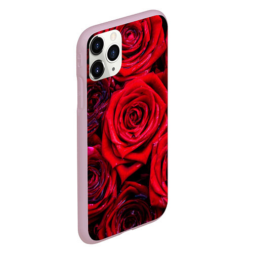 Чехол iPhone 11 Pro матовый Вечернее вдохновение Любви / 3D-Розовый – фото 2