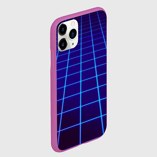 Чехол iPhone 11 Pro матовый NEON 3D WORLD / 3D-Фиолетовый – фото 2