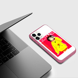Чехол iPhone 11 Pro матовый Priority Wonder Egg, цвет: 3D-малиновый — фото 2
