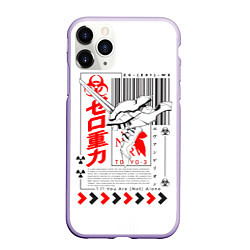 Чехол iPhone 11 Pro матовый Neon Genesis Evangelion - Модуль 01