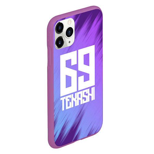 Чехол iPhone 11 Pro матовый 6IX9INE tekashi 69 / 3D-Фиолетовый – фото 2