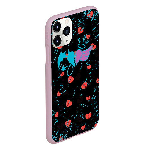 Чехол iPhone 11 Pro матовый Payton moormeier tiktok пэйтон мурмайер ТИК Ток / 3D-Розовый – фото 2