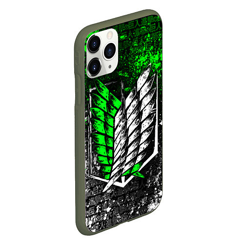 Чехол iPhone 11 Pro матовый РАЗВЕД КОРПУС ЗЕЛЕНЫЙ 4 СЕЗОН / 3D-Темно-зеленый – фото 2