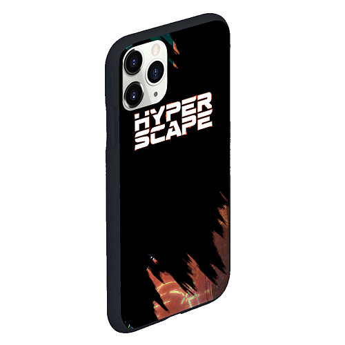 Чехол iPhone 11 Pro матовый Hyper scape gaming / 3D-Черный – фото 2