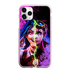 Чехол iPhone 11 Pro матовый Arcane League Of Legends JINX AND VI