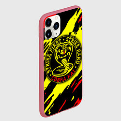 Чехол iPhone 11 Pro матовый Кобра Кай Kobra Kai, цвет: 3D-малиновый — фото 2
