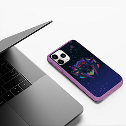 Чехол iPhone 11 Pro матовый Counter-Strike Высший разум, цвет: 3D-фиолетовый — фото 2
