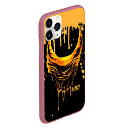 Чехол iPhone 11 Pro матовый Bendy and the Ink Machine Бэнди чудовище, цвет: 3D-малиновый — фото 2