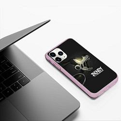 Чехол iPhone 11 Pro матовый Bendy And The Ink Machine Бадди Борис, цвет: 3D-розовый — фото 2