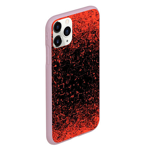 Чехол iPhone 11 Pro матовый Распространение Вируса / 3D-Розовый – фото 2