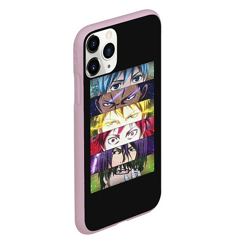 Чехол iPhone 11 Pro матовый Kuroko No Basket / 3D-Розовый – фото 2