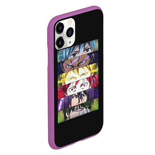 Чехол iPhone 11 Pro матовый Kuroko No Basket / 3D-Фиолетовый – фото 2