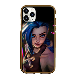 Чехол iPhone 11 Pro матовый Jinx - Джинкс Паудер