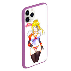 Чехол iPhone 11 Pro матовый KonoSuba Даркнесс, цвет: 3D-фиолетовый — фото 2