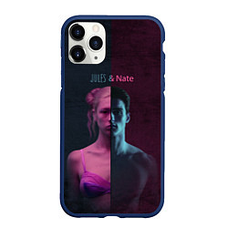 Чехол iPhone 11 Pro матовый Jules & Nate, цвет: 3D-тёмно-синий