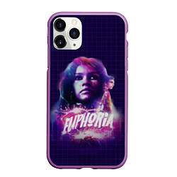 Чехол iPhone 11 Pro матовый Poster Euphoria, цвет: 3D-фиолетовый