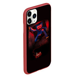 Чехол iPhone 11 Pro матовый POPPY PLAYTIME HAGGY WAGGY ПОППИ ПЛЕЙТАЙМ ХАГГИ ВА, цвет: 3D-красный — фото 2