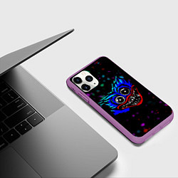 Чехол iPhone 11 Pro матовый Хаги Ваги 2022, цвет: 3D-фиолетовый — фото 2