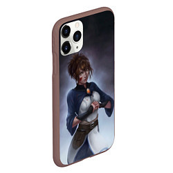 Чехол iPhone 11 Pro матовый Красотка Марси, цвет: 3D-коричневый — фото 2