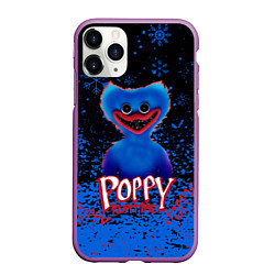 Чехол iPhone 11 Pro матовый Poppy Playtime хоррор, цвет: 3D-фиолетовый