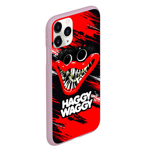 Чехол iPhone 11 Pro матовый POPPY PLAYTIME GAME HAGGY WAGGY ПОППИ ПЛЕЙТАЙМ / 3D-Розовый – фото 2