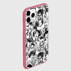 Чехол iPhone 11 Pro матовый АХЕГАО - AHEGAO, цвет: 3D-малиновый — фото 2