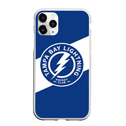 Чехол iPhone 11 Pro матовый Тампа-Бэй Лайтнинг , Tampa Bay Lightning, цвет: 3D-белый