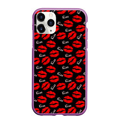 Чехол iPhone 11 Pro матовый Kiss поцелуи