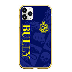 Чехол iPhone 11 Pro матовый Bully - Bullworth Academy, цвет: 3D-желтый