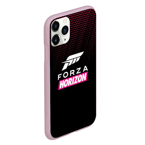 Чехол iPhone 11 Pro матовый Форза forza horizon / 3D-Розовый – фото 2