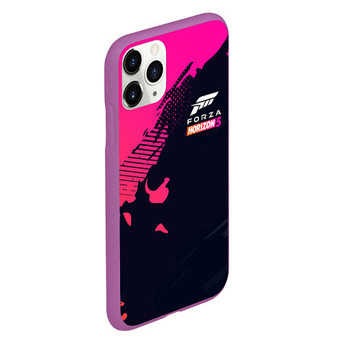 Чехол iPhone 11 Pro матовый Форза Хорайзен 5 Forza Horizon 5 / 3D-Фиолетовый – фото 2